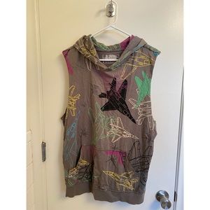 Sleeveless Pullover Hoodie